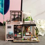  Mô Hình Gỗ 3D Lắp Ráp ROBOTIME DIY Dollhouse Nhà Tí Hon (300 mảnh, Kevin's Studio) DG13 – WP050 