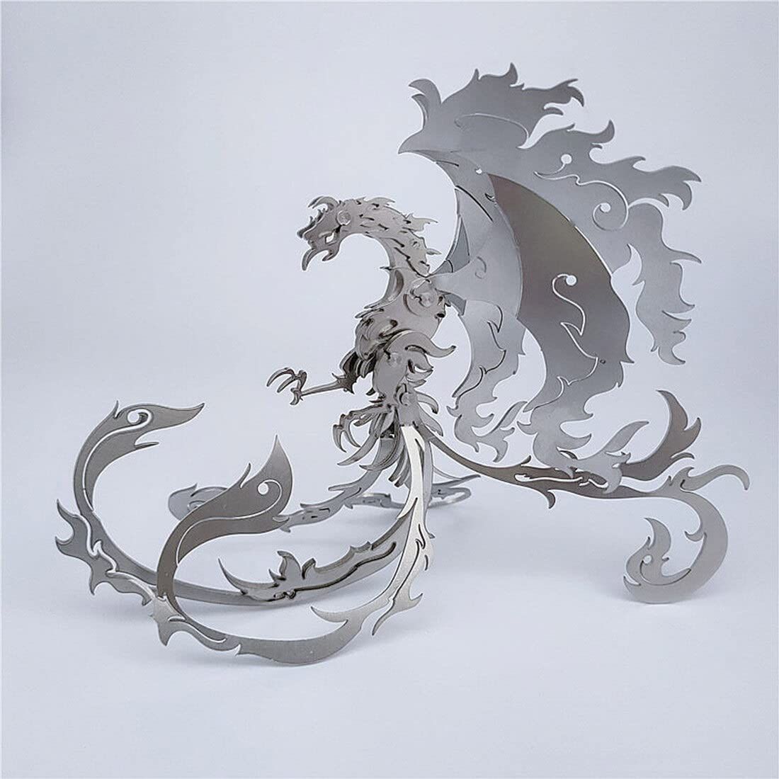  Mô Hình Kim Loại Lắp Ráp 3D Steel Warcraft Chu Tước (25 mảnh, Vermilion Bird) – SW034 