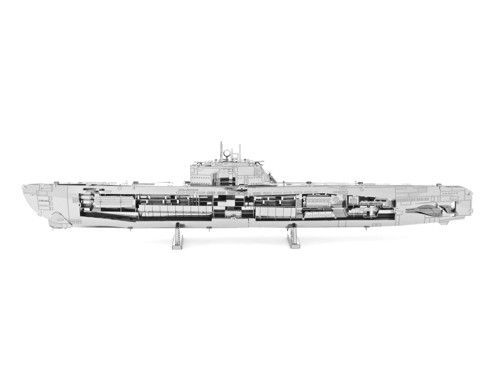  Mô Hình Kim Loại Lắp Ráp 3D Metal Head Đoàn Tàu Ngầm (99 mảnh, German U-Boat XXI) – MP1000 