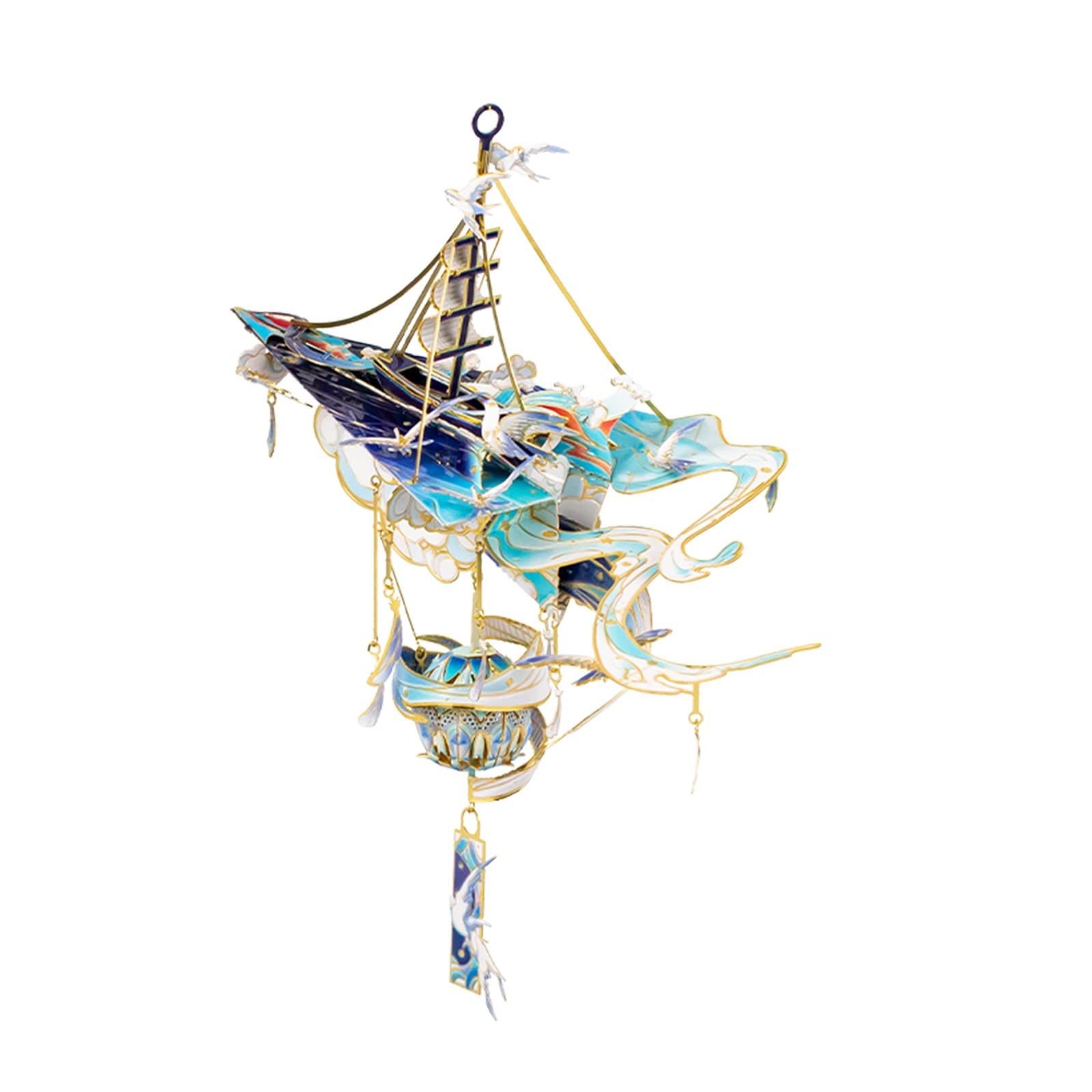  Mô Hình Kim Loại 3D Lắp Ráp MU Ngự Phong Linh Thừa Phong Phá Lãng (83 mảnh, Windchime Brave the Wind and the Waves) YM-N141-A – MP1291 