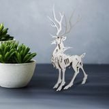  Mô Hình Kim Loại Lắp Ráp 3D Steel Warcraft Nai Sừng Xám Nhỏ (11 mảnh, Little Nightmare Deer) – SW001 