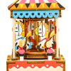  Mô Hình Gỗ 3D Lắp Ráp ROBOTIME Hộp Nhạc Vòng Xoay Ngựa Gỗ (61 mảnh, Merry Go Round Music Box) AM304 – WP012 