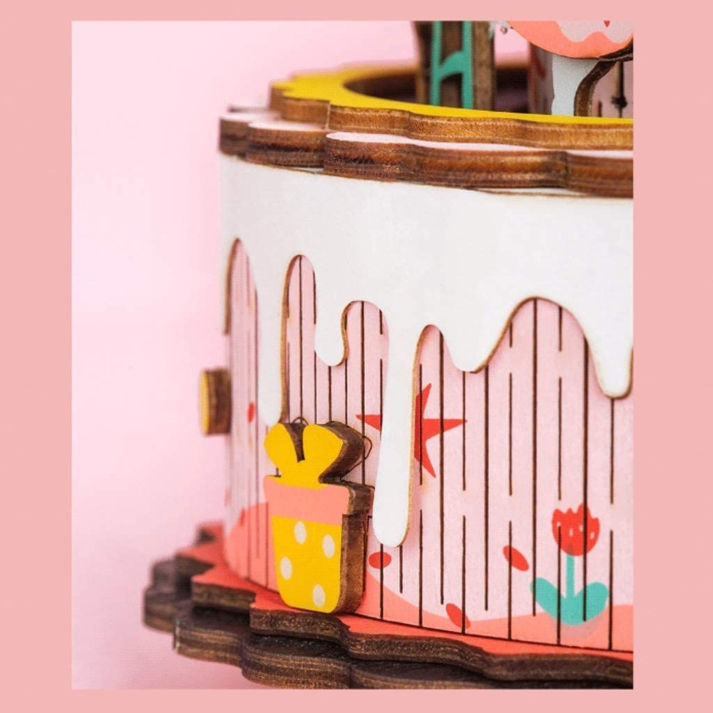  Mô Hình Gỗ 3D Lắp Ráp ROBOTIME Hộp Nhạc Chúc Mừng Sinh Nhật (96 mảnh, Happy Birthday Music Box) AM42 – WP006 