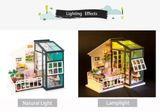  Mô Hình Gỗ 3D Lắp Ráp ROBOTIME DIY Dollhouse Nhà Tí Hon (200,mảnh Balcony Daydreaming) DGM05 – WP045 