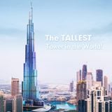  Mô Hình Giấy 3D Lắp Ráp CubicFun Tòa Tháp Burj Khalifa Tại Dubai (136 mảnh, Đèn LED) L133h - PP074 