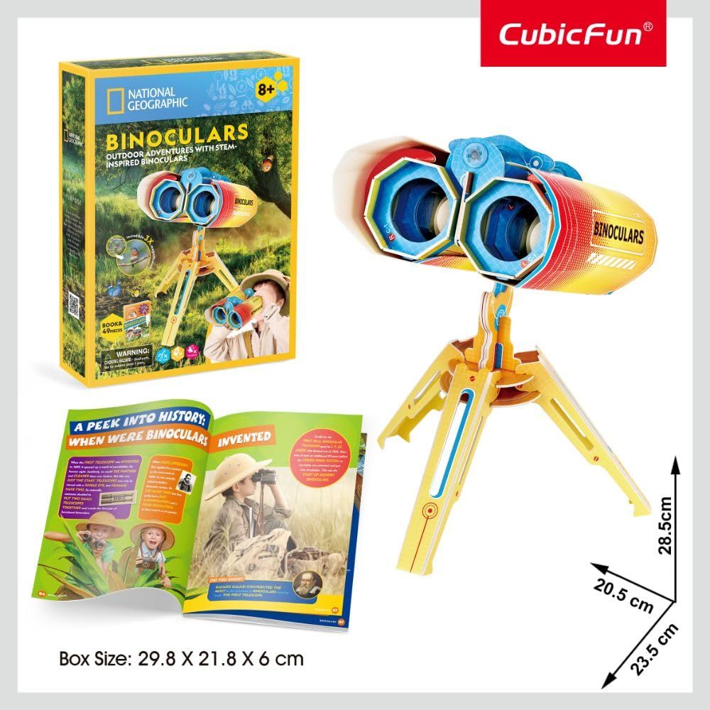  Mô Hình Giấy 3D Lắp Ráp CubicFun National Geographic Binoculars (49 mảnh) DS1083h - PP067 