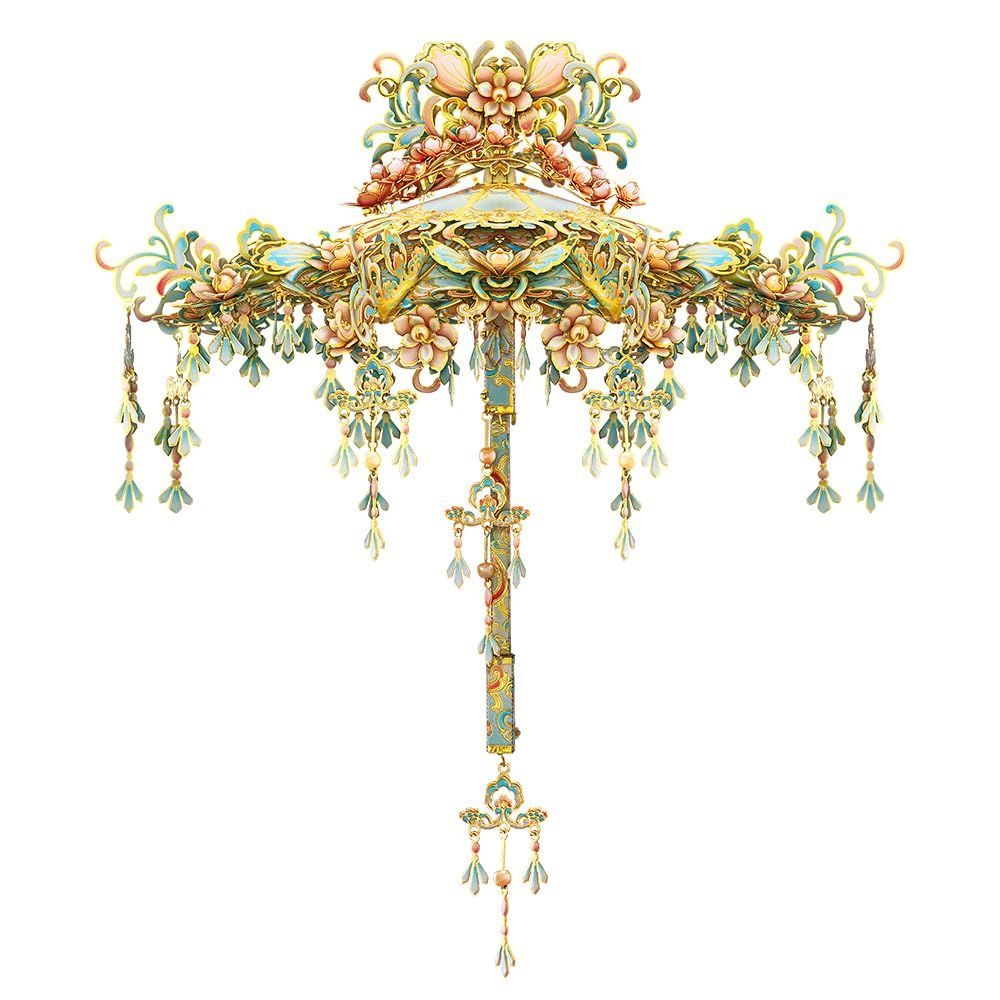  Mô Hình Kim Loại Lắp Ráp 3D Piececool Hoa Gian Tán - Tố Hồi (301 mảnh, SUHUI) P320-GP - MP1202 