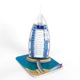  Mô Hình Giấy 3D Lắp Ráp CubicFun Khách Sạn 7 Sao Burj Al Arab (46 mảnh, Burj Al Arab) C065h - PP079 