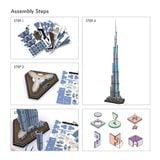 Mô Hình Giấy 3D Lắp Ráp CubicFun Tòa Tháp Burj Khalifa Tại Dubai (136 mảnh, Đèn LED) L133h - PP074 