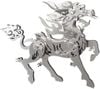 Mô Hình Kim Loại Lắp Ráp 3D Steel Warcraft Hỏa Kỳ Lân (20 mảnh, Fire Unicorn) - SW041