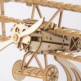  Mô Hình Gỗ 3D Lắp Ráp ROBOTIME Máy Bay (145 mảnh, Bi-Plane) TG301 – WP051 