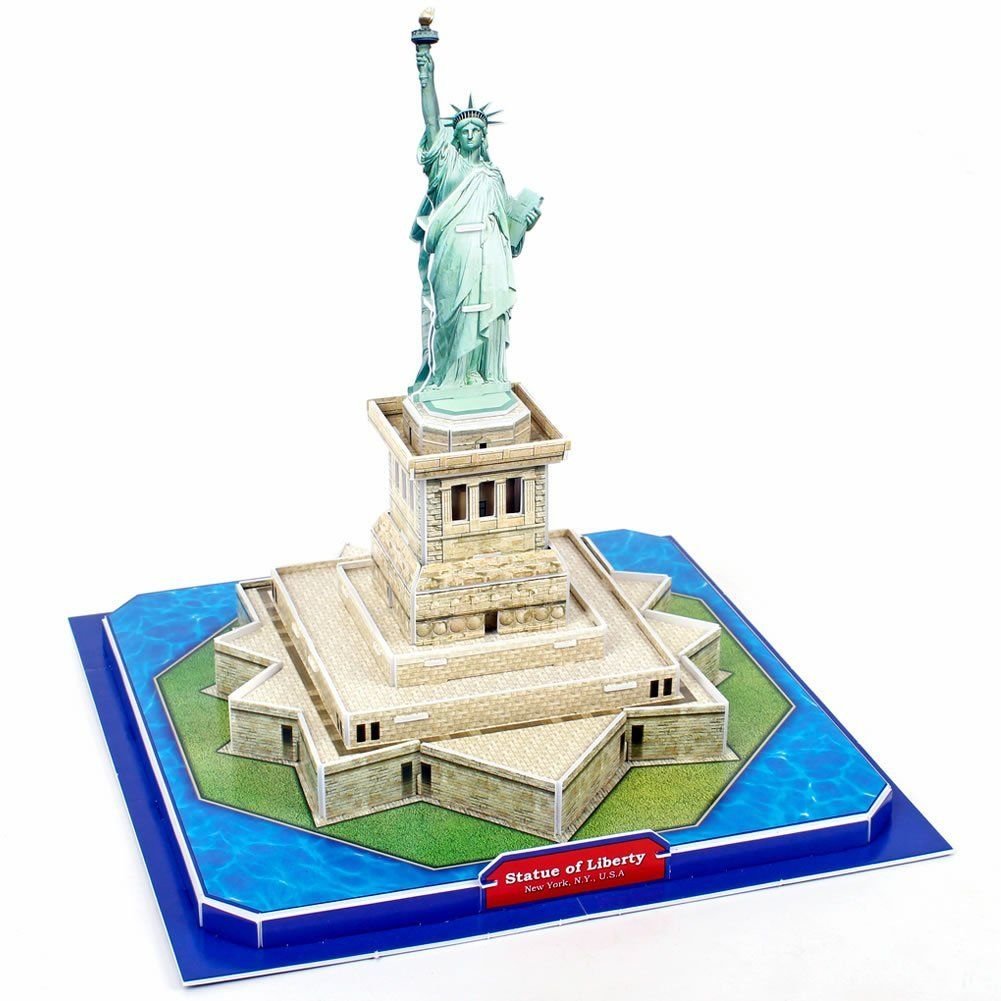  Mô Hình Giấy 3D Lắp Ráp CubicFun Tượng Nữ Thần Tự Do (39 mảnh, Statue of Liberty) C080h - PP080 