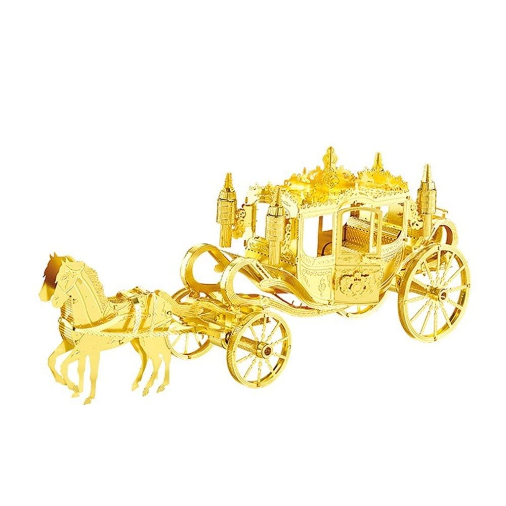  Mô Hình Kim Loại Lắp Ráp 3D Metal Works Xe Ngựa Cổ Tích (35 mảnh, Fairy Horse Carriage) – MP260 