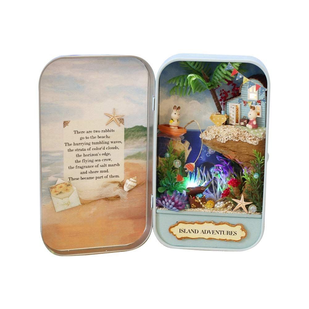  Mô Hình Gỗ 3D Lắp Ráp CUTE ROOM Island Adventures (100 mảnh Box Theatre)  Q002 – WP191 