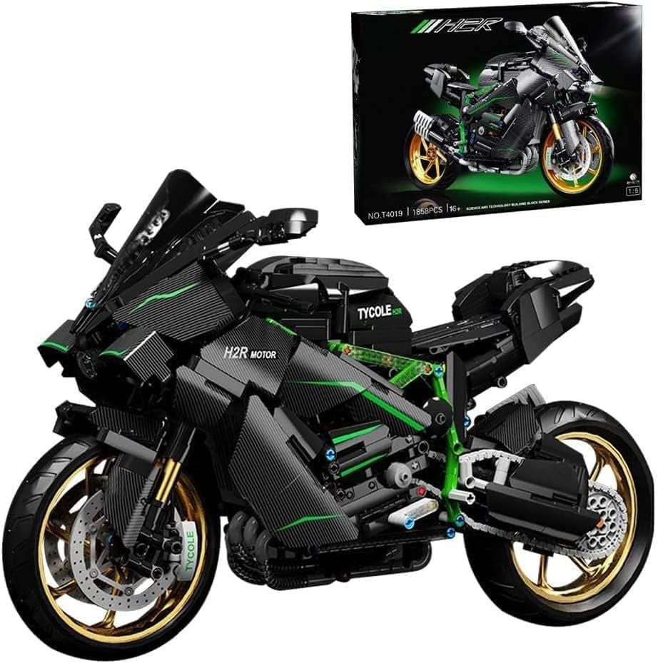  Mô Hình Nhựa 3D Lắp Ráp TGL Siêu Xe Mô Tô Kawasaki H2R 1:5 (1858 mảnh,  Super Motorcycles) T4019 – LG0034 