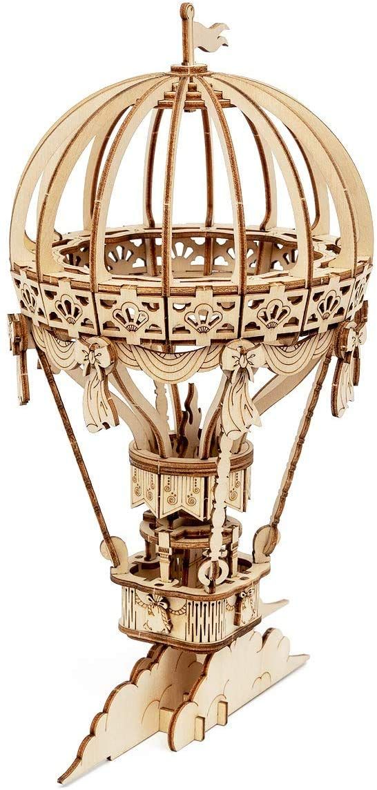  Mô Hình Gỗ 3D Lắp Ráp ROBOTIME Khinh Khí Cầu (140 manh, Hot Air Balloon) TG406 – WP058 