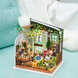  Mô Hình Gỗ 3D Lắp Ráp ROBOTIME DIY Dollhouse Nhà Tí Hon (221 mảnh, Miller's Garden) DG108 – WP043 