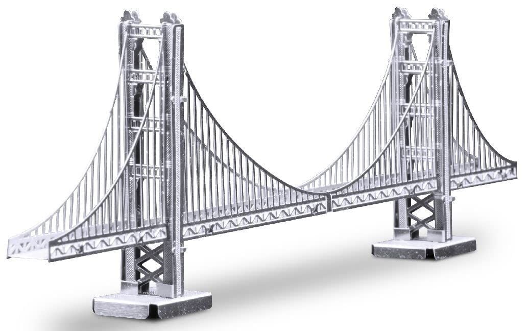  Mô Hình Kim Loại Lắp Ráp 3D Metal Head Cầu Cổng Vàng (18 mảnh, Golden Gate Bridge) – MP1091 