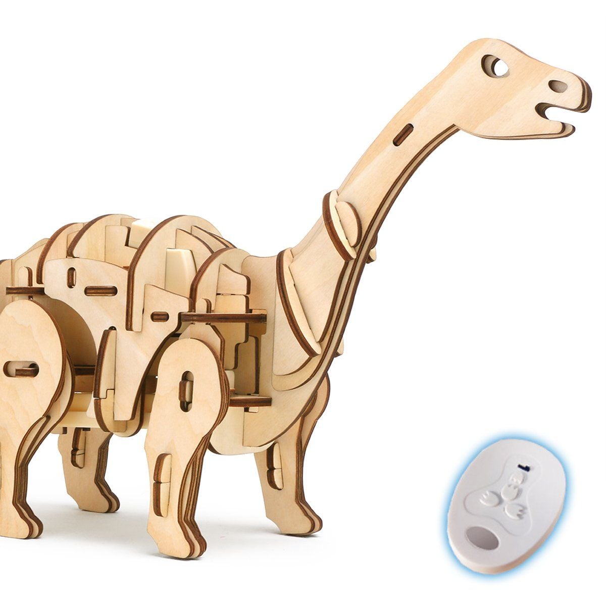  Mô Hình Gỗ 3D Lắp Ráp ROBOTIME Robotic Dinosaurs Khủng Long Cổ Dài (71 mảnh, Apatosaurus) D450 – WP039 