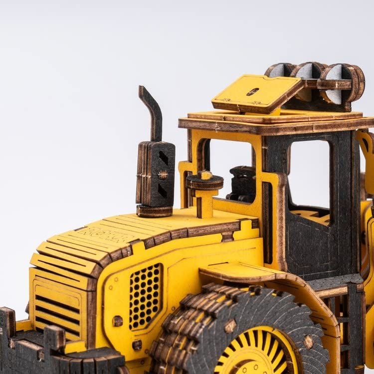 Mô Hình Gỗ 3D Lắp Ráp ROBOTIME ROKR Xe Máy Ủi (211 mảnh, Bulldozer) TG509K – WP248 