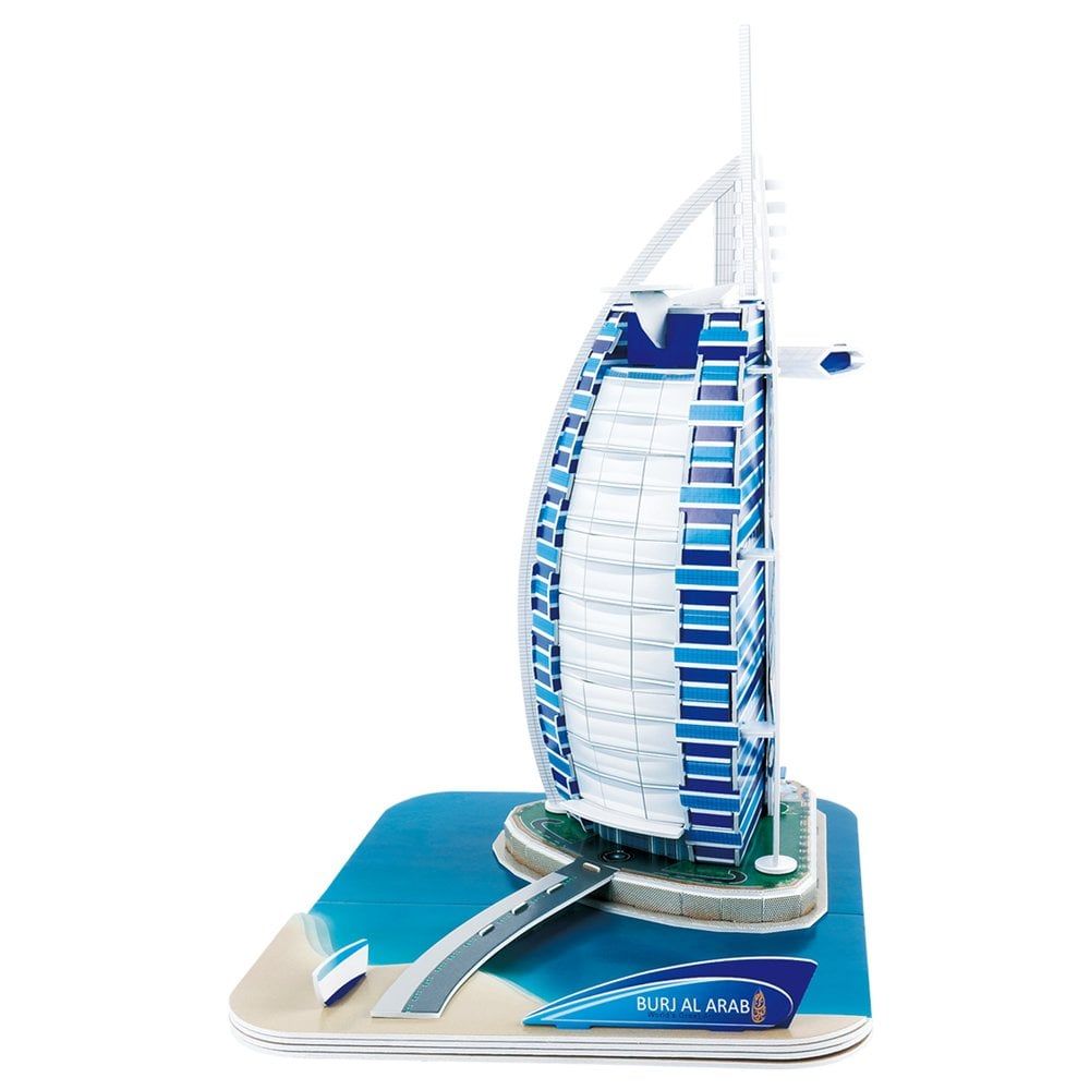  Mô Hình Giấy 3D Lắp Ráp CubicFun Khách Sạn 7 Sao Burj Al Arab (46 mảnh, Burj Al Arab) C065h - PP079 