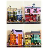  Mô Hình Nhựa 3D Lắp Ráp OEM Harry Potter Hẻm Xéo (5544 mảnh, Lego 75978 Diagon Alley) - LG0149 