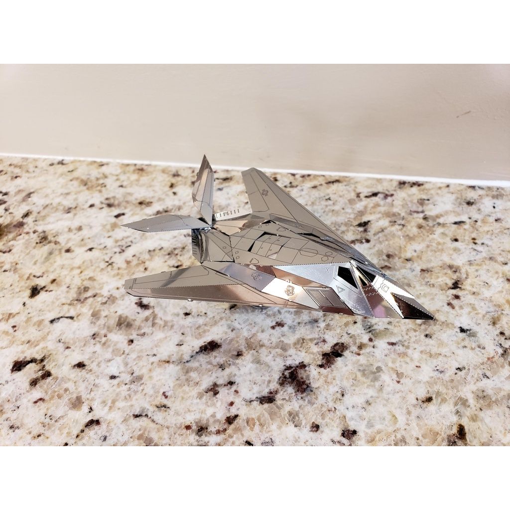  Mô Hình Kim Loại Lắp Ráp 3D Metal Head Tiêm Kích F117 Nighthawk (20 mảnh) – MP931 