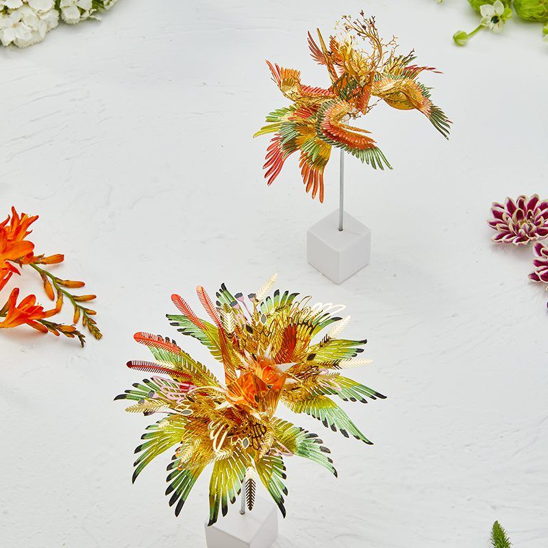  Mô Hình Kim Loại 3D Lắp Ráp Piececool Thiên Ngữ Hạc May Mắn (38 mảnh, Luck) HP179-GW - MP1114 