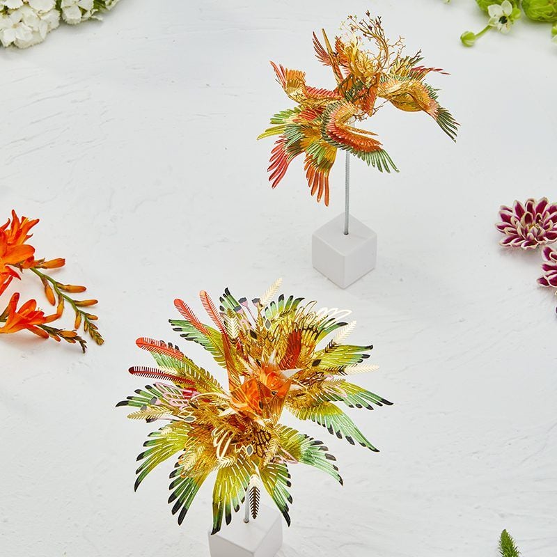  Mô Hình Kim Loại 3D Lắp Ráp Piececool Thiên Ngữ Hạc Thái Bình (38 mảnh, Peace) HP175-BR - MP1110 