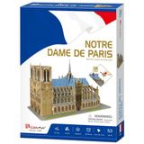  Mô Hình Giấy 3D Lắp Ráp CubicFun Nhà Thờ Đức Bà Paris (53 mảnh, Notre Dame De Paris) C242h - PP083 