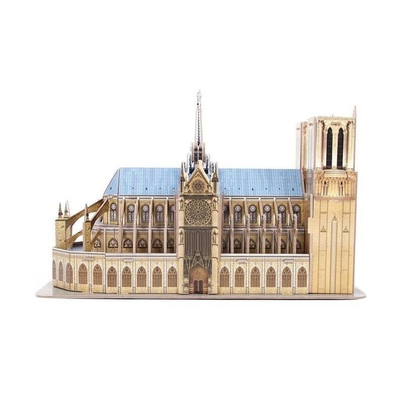  Mô Hình Giấy 3D Lắp Ráp CubicFun Nhà Thờ Đức Bà Paris (53 mảnh, Notre Dame De Paris) C242h - PP083 