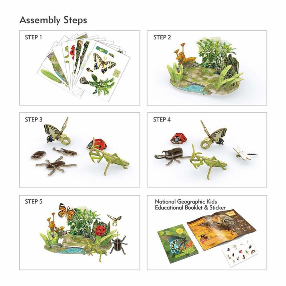  Mô Hình Giấy 3D Lắp Ráp CubicFun Sức Mạnh Của Côn Trùng (55 mảnh, National Geographic Insect Superpowers) DS0982 - PP055 