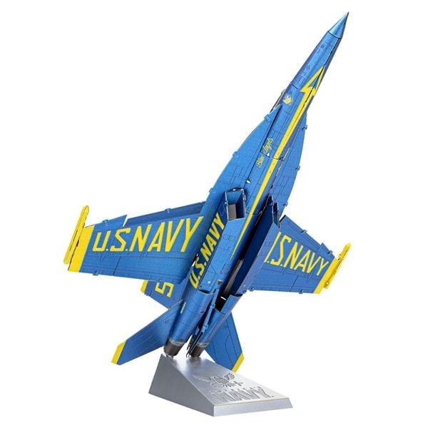  Mô Hình Kim Loại Lắp Ráp 3D Metal Head Máy Bay (45 mảnh, Blue Angels F/A-18 Super Hornet) – MP1163 