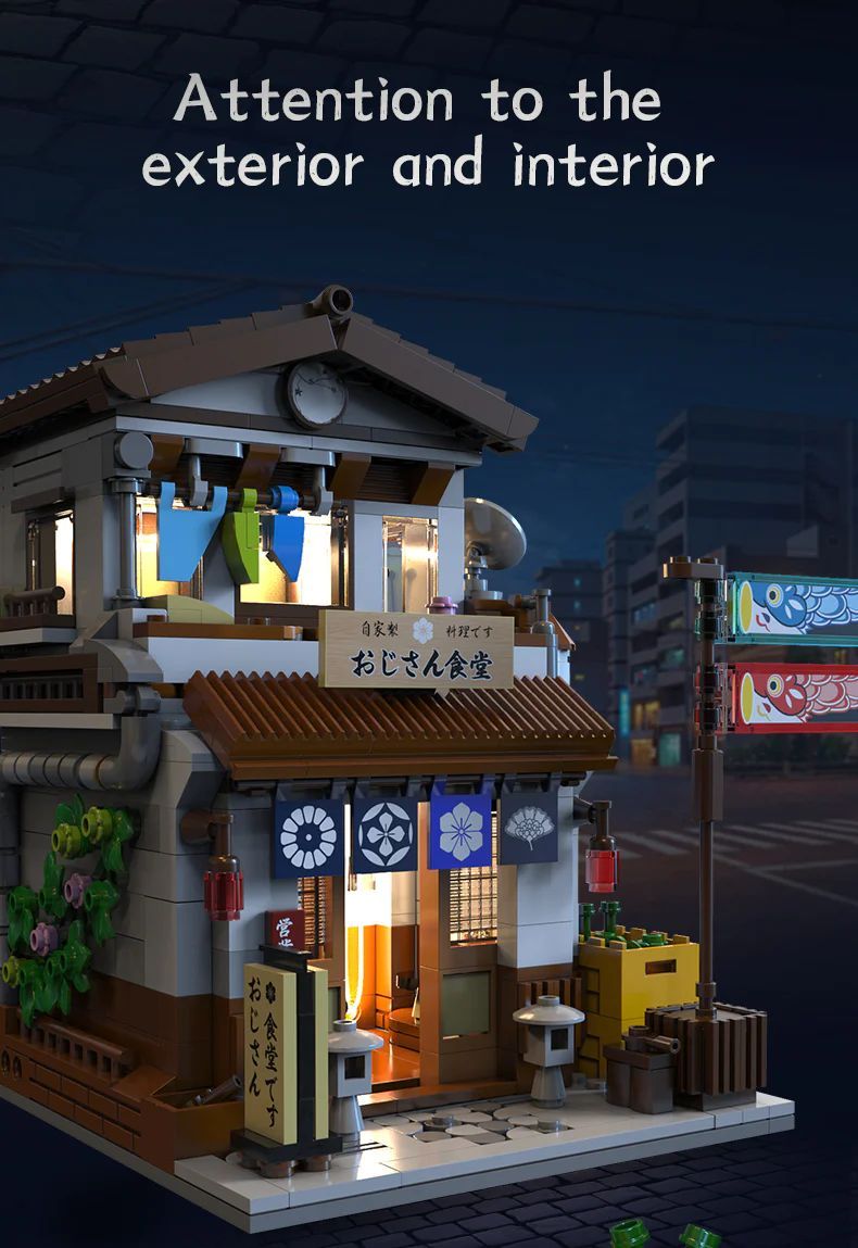  Mô Hình Nhựa 3D Lắp Ráp CaDA Quán Ăn Nhật Bản (861 mảnh, Japanese Restaurant) C66014W - LG0174 