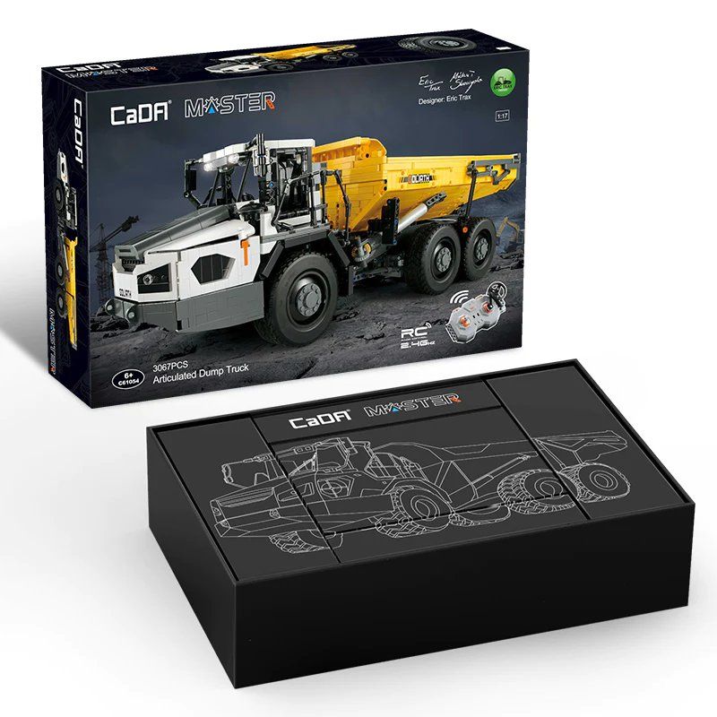  Mô Hình Nhựa 3D Lắp Ráp CaDA Xe Tải Tự Đổ 1:17 (3358 mảnh, Dump Truck, có motor) C61054 - LG0155 