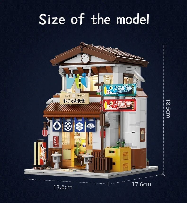  Mô Hình Nhựa 3D Lắp Ráp CaDA Quán Ăn Nhật Bản C66014W (861 mảnh) - LG0174 