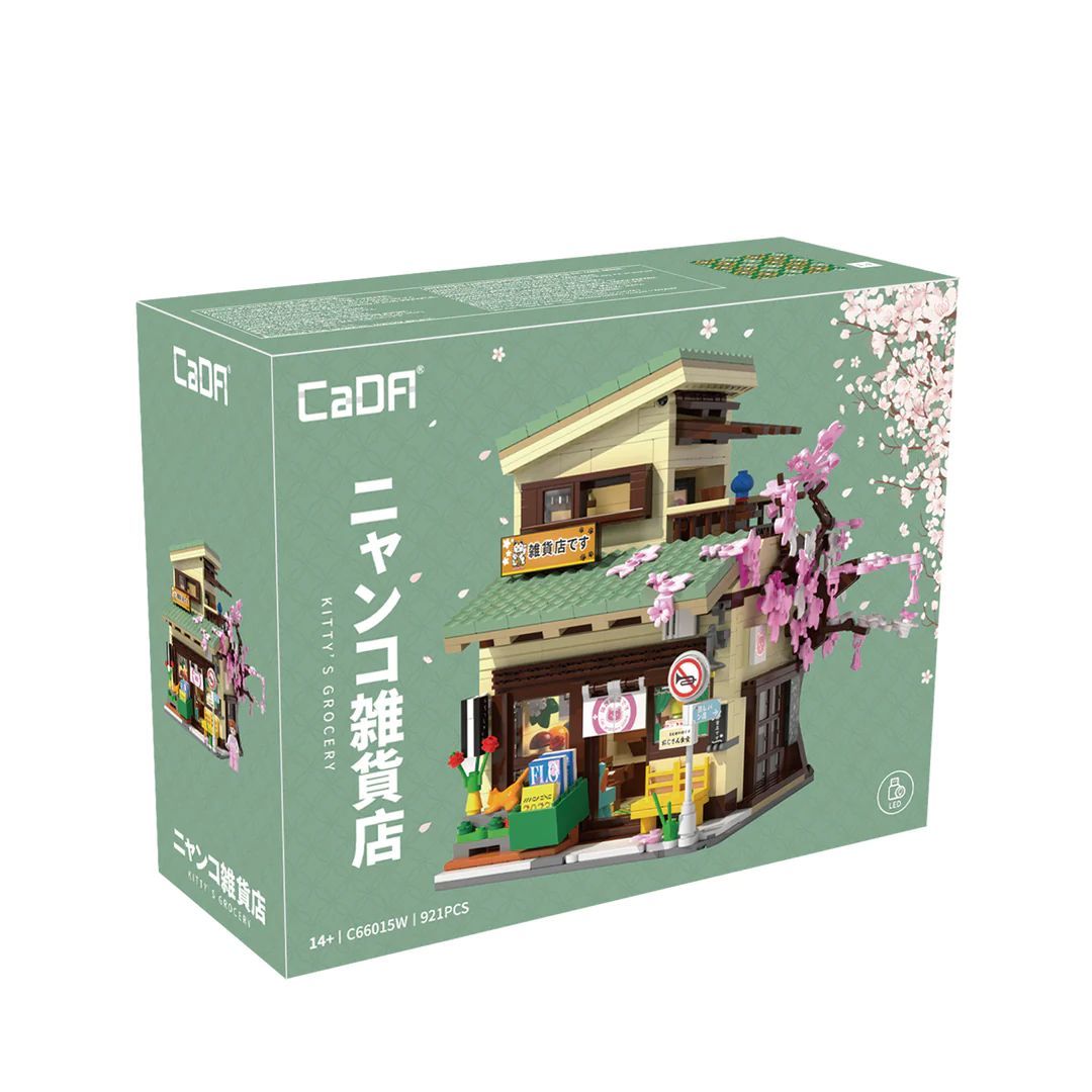  Mô Hình Nhựa 3D Lắp Ráp CaDA Tiệm Tạp Hóa Nhật Bản (921 mảnh, Japanese Grocery Store) C66015W - LG0175 