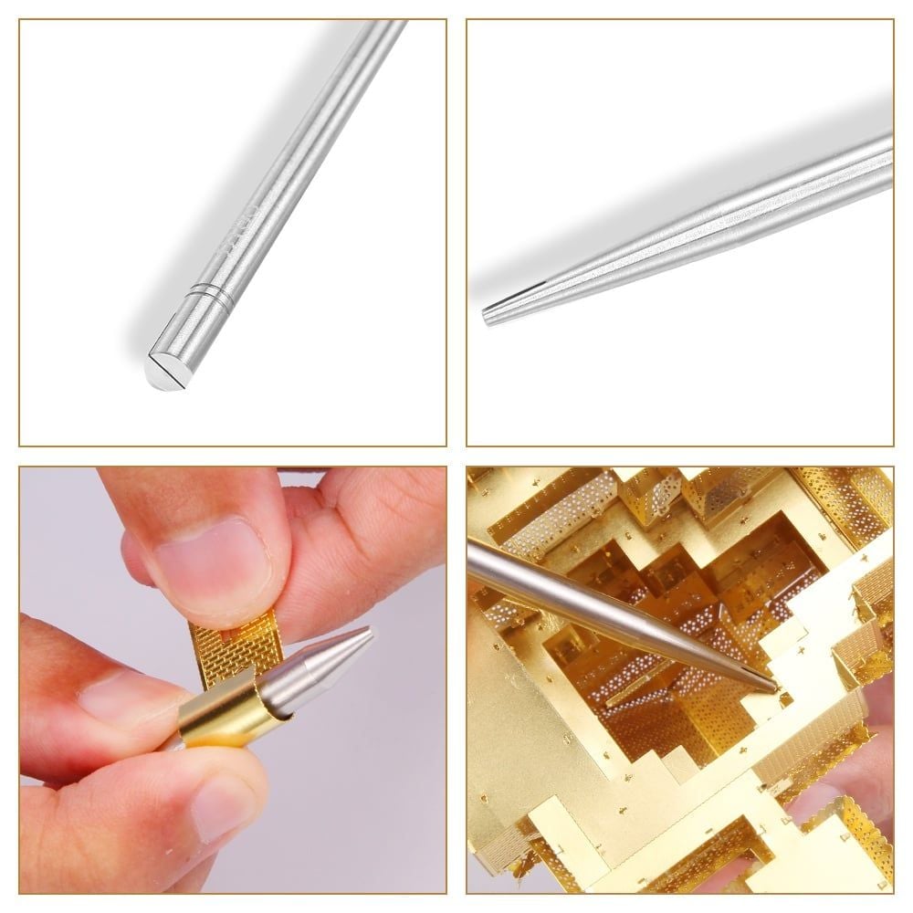  Bộ Dụng Cụ Uốn Tròn Và Ống Vặn Khớp Piececcol Mô Hình Kim Loại 3D Lắp Ráp (6 thanh, Auxiliary Tool Set) T-FZTZ09 - TL019 