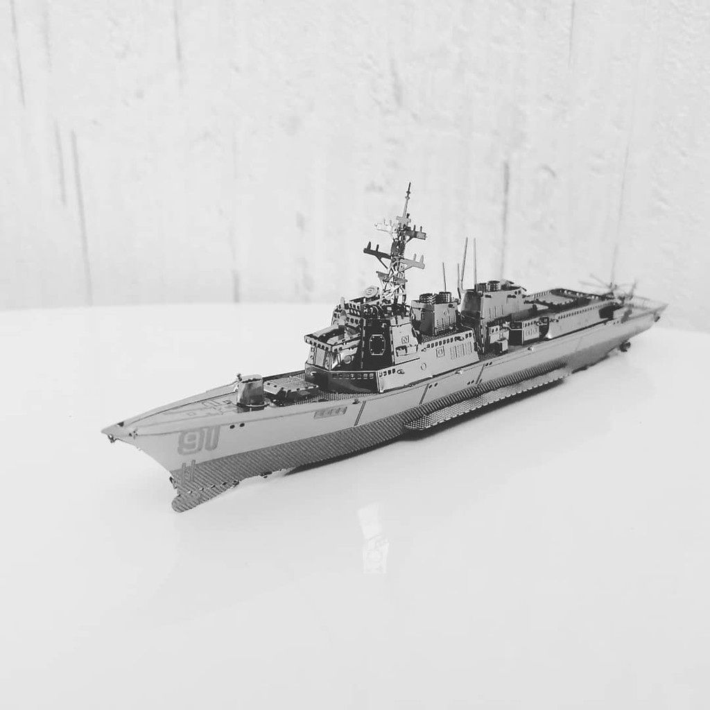  Mô Hình Kim Loại Lắp Ráp 3D Metal Mosaic Burke Class Destroyer – MP662 