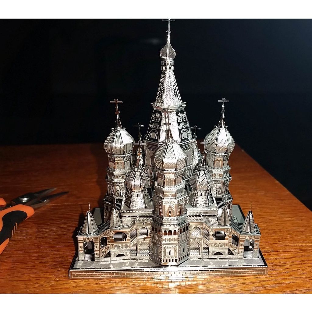  Mô Hình Kim Loại Lắp Ráp 3D Metal Mosaic Nhà Thờ Chính Tòa Saint Basil – MP641 