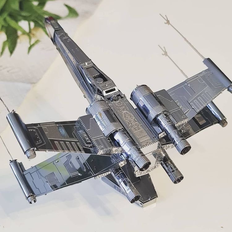  Mô Hình Kim Loại Lắp Ráp 3D Metal Mosaic Star Wars X-Wing Star Fighter (40 mảnh) – MP704 