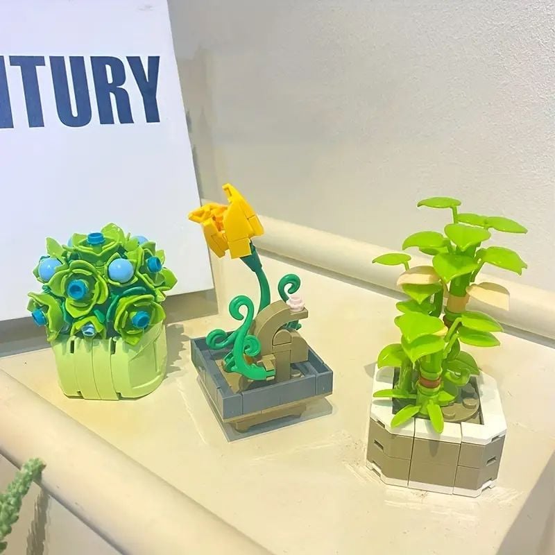  Mô Hình Nhựa 3D Lắp Ráp TEC CREATOR Chậu Hoa Nhỏ (90 mảnh, Small Flower Pot , Giao ngẫu nhiên) - LG0178 