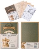  Mô Hình Gỗ 3D Lắp Ráp ROBOTIME Vòng Xoay Ngựa Gỗ (178 mảnh, Merry Go Round) TG404 – WP055 