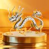  Mô Hình Kim Loại Lắp Ráp 3D Steel Warcraft Con Rồng (51 mảnh, Màu Bạc Vàng, Dragon) - SW045 