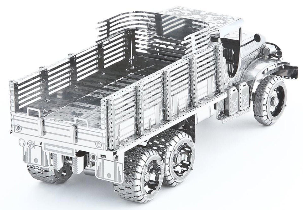  Mô Hình Kim Loại Lắp Ráp 3D Metal Works Xe Chở Hàng Quân Đội (35 mảnh, Military Cargo Vehicle) – MP268 