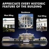  Mô Hình Giấy 3D Lắp Ráp CubicFun Nhà Trắng (151 mảnh, The White House) L529h - PP070 