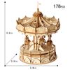  Mô Hình Gỗ 3D Lắp Ráp ROBOTIME Vòng Xoay Ngựa Gỗ (178 mảnh, Merry Go Round) TG404 – WP055 