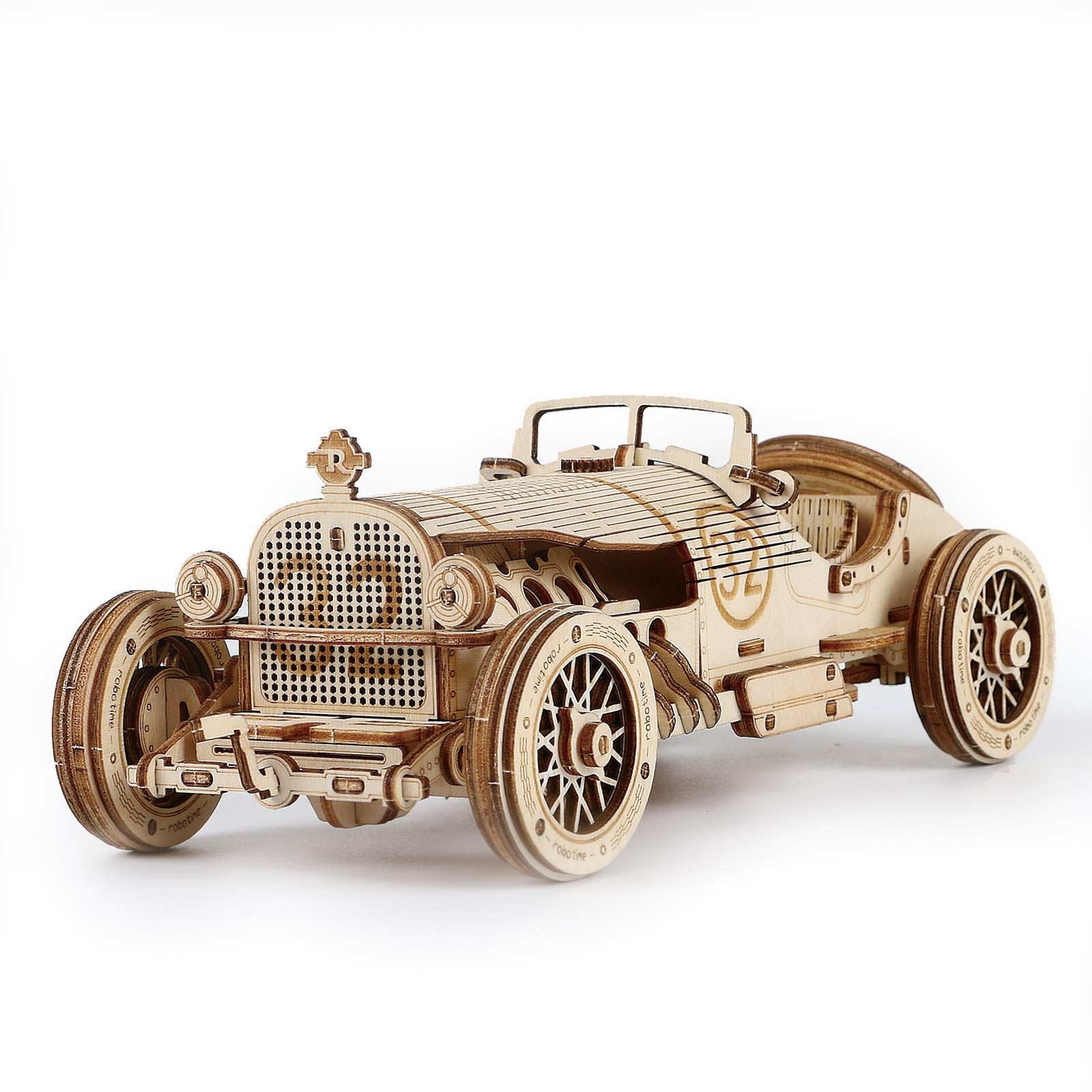  Mô Hình Gỗ 3D Lắp Ráp ROBOTIME Xe V8 (220 mảnh, Grand Prix Car) MC401 – WP031 