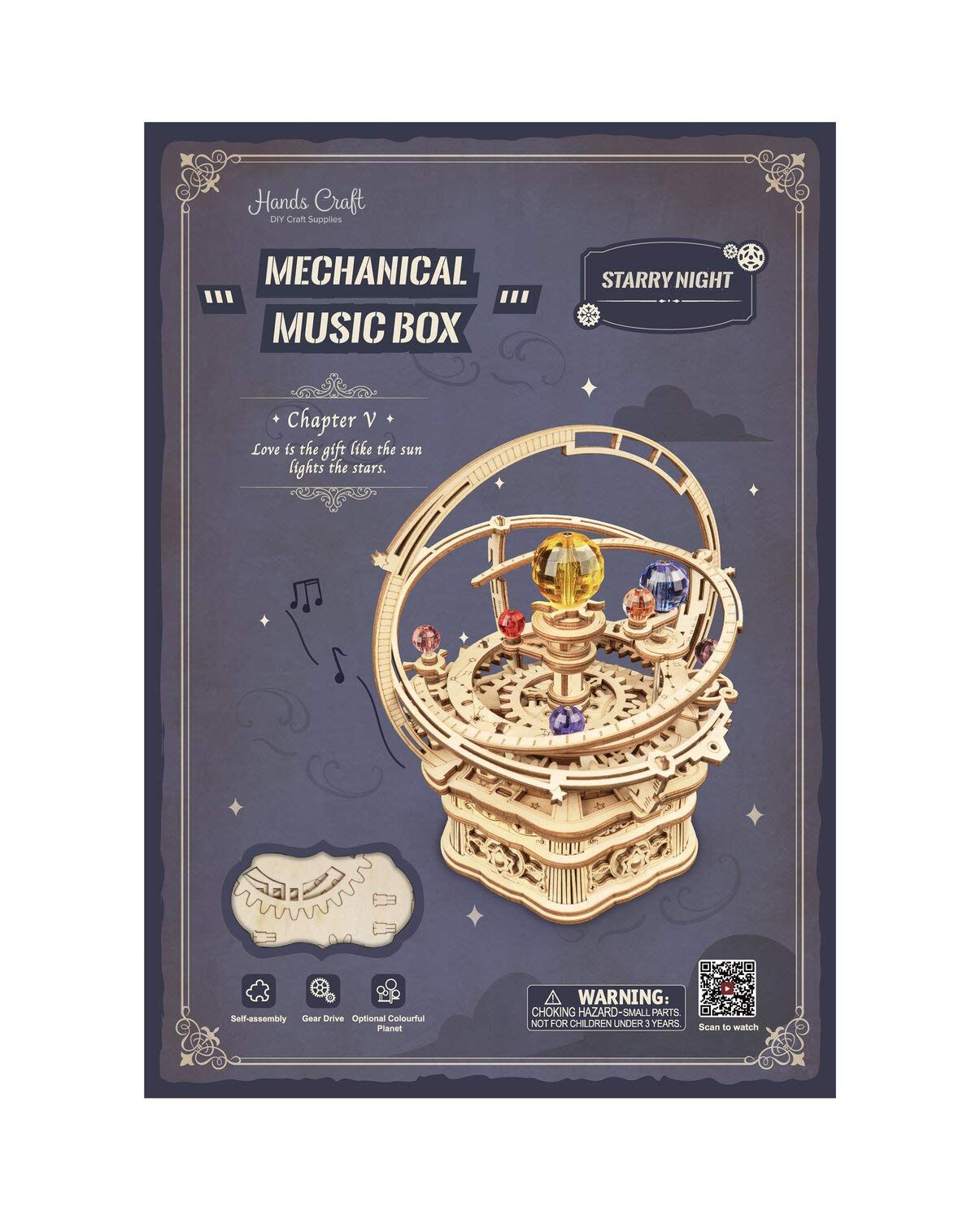  Mô Hình Gỗ 3D Lắp Ráp ROBOTIME Dải Ngân Hà Starry Night AMK51 - WP137 