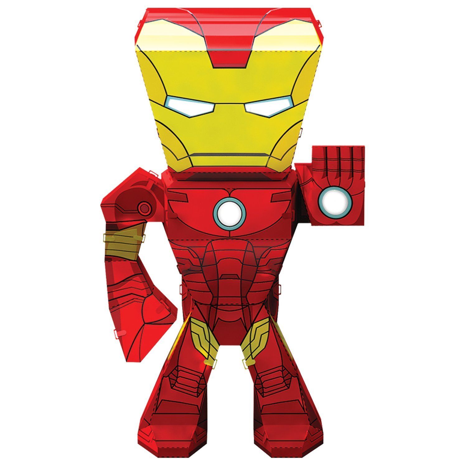  Mô Hình Kim Loại Lắp Ráp 3D Metal Earth IRON MAN (35 mảnh, CHIBI) – MP568 